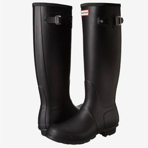 Tall Black Hunter Rain/ Work Boots size 7